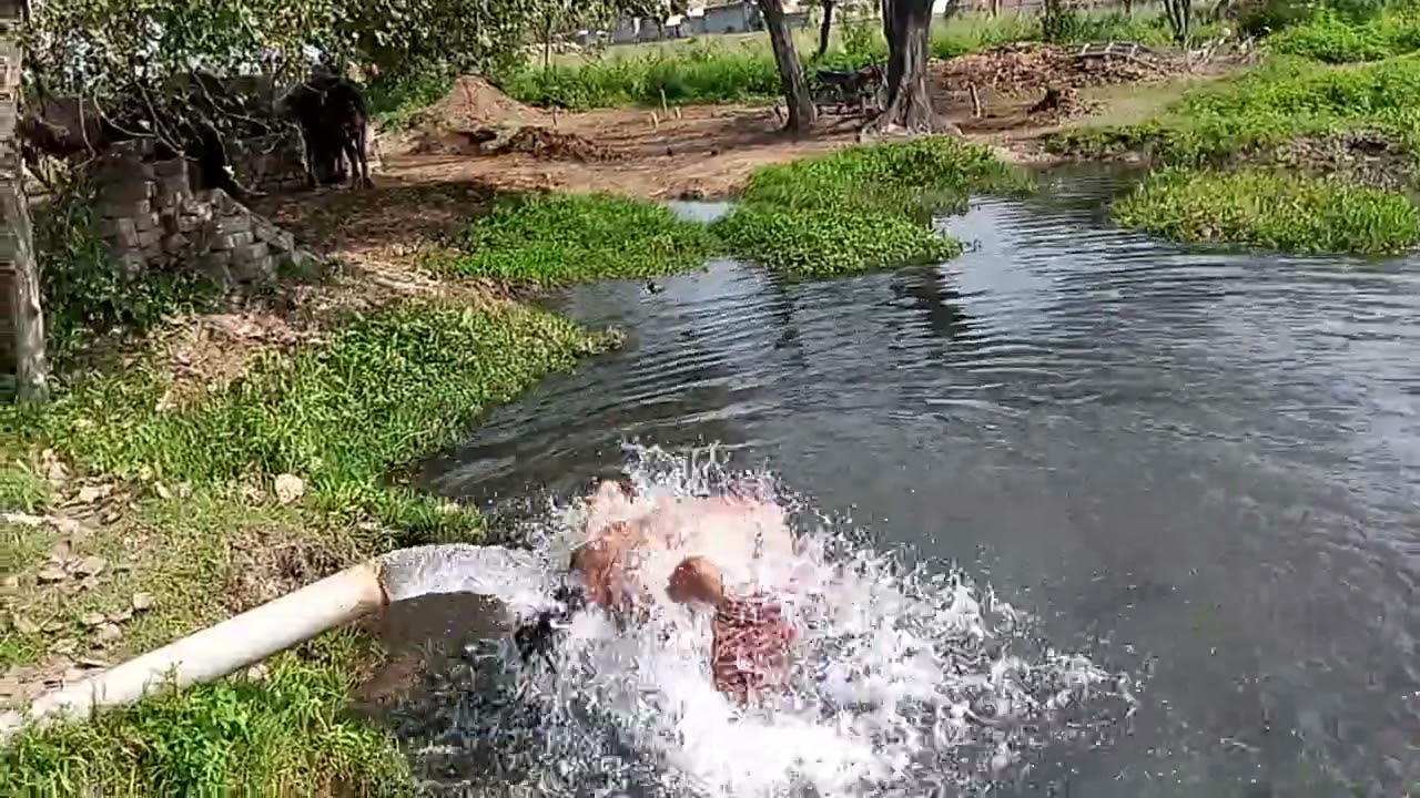 Tubewell swimming in pakstan