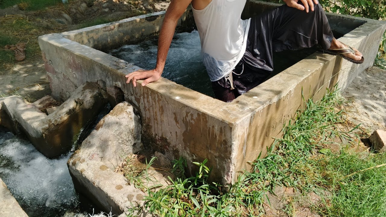 Tubewell swimming in village 2025