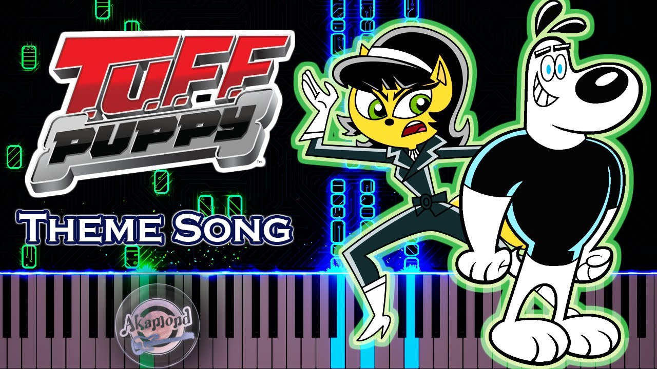 TUFF Puppy Theme Song Piano Tutorial and Cover
