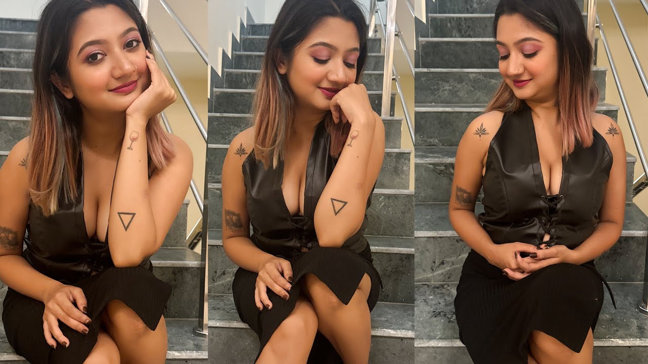 Tulika For V-Neck Top | Black Color | Western Amazon | Dress Sexy | 2024