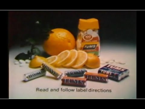 Tums 'Flavors' Commercial (1973)