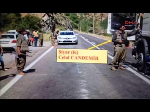 Tunceli'de yol kesip kimlik kontrolü yapan PKK'lı