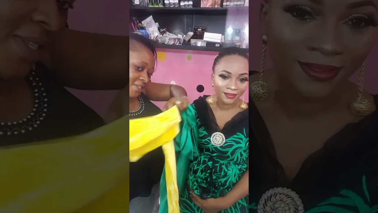 Turban to do gele pleating ( Queen Asabi makeovers am the first in the world to do this)