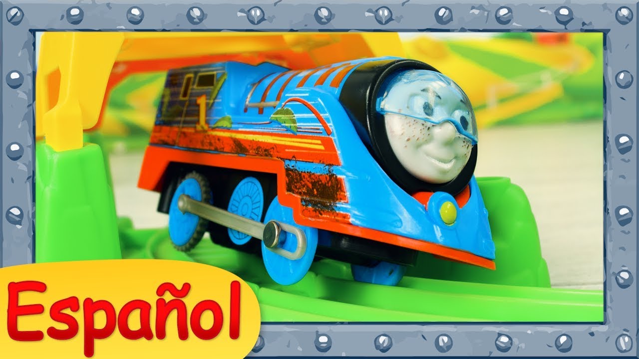 Turbo Carrera de Relevo con Locomotoras Turbo - Thomas y sus Amigos