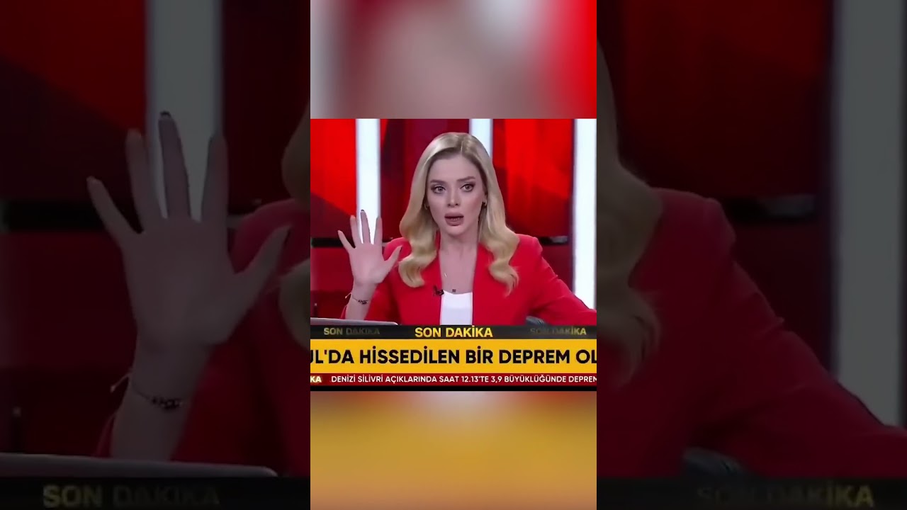Turkey earthquake caught live on air
