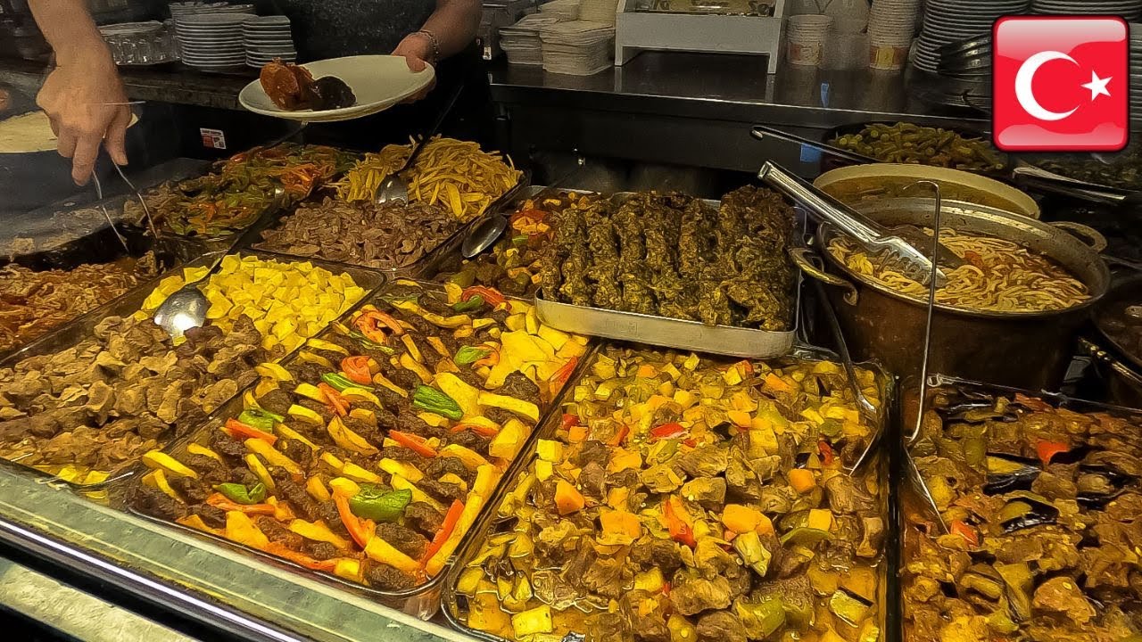 TURKEY STREET FOOD TOUR ISTANBUL MOST DELICIOUS RESTAURANTS CITY CENTER MAHIR LOKANTA 4K UHD VIDEO