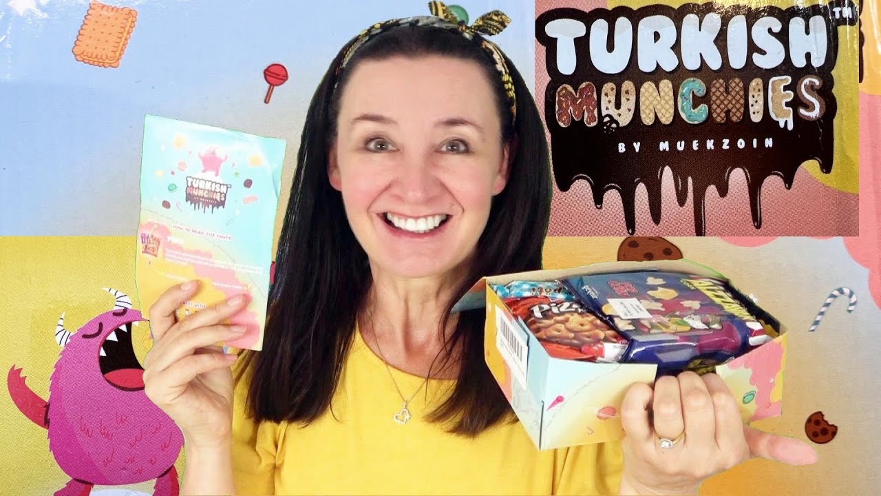 Turkish  Candy and Treats Box Turkish Munchies Box, Tigo Pop and More