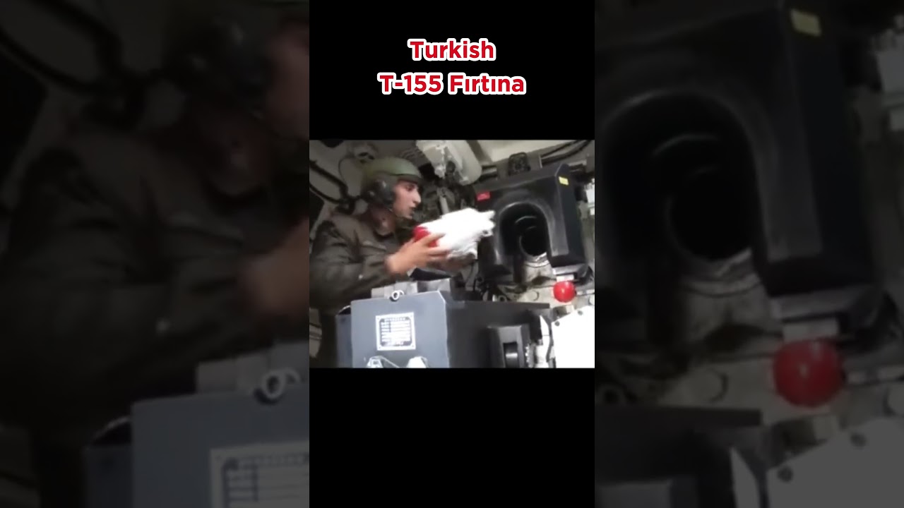 Turkish T-155 Fırtına #t155 #fırtına #artillery #military #defence #152mm #selfpropelled #türkiye