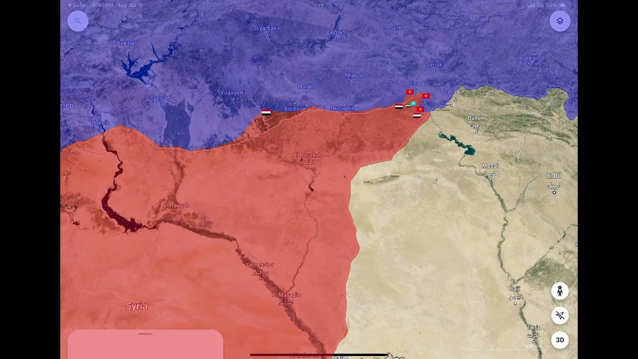 Turkish-Syrian conflict(alternative not real(flashing lights)