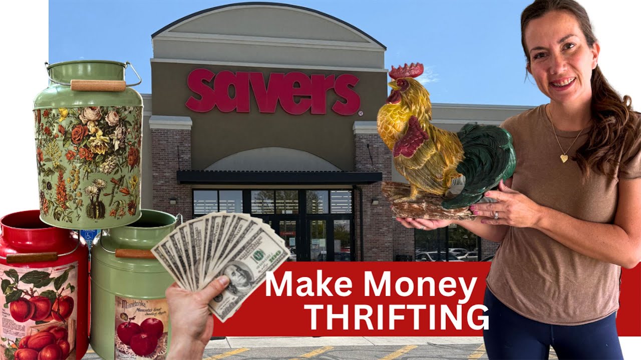 Turn $20 into $100 in 30 minutes Thrifting at Savers For Profit - Reselling
