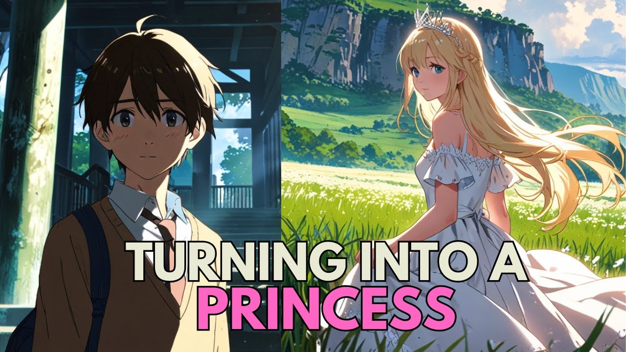 Turning into a WOMAN and starting over as Princess  -  tg tf transformation gender bender