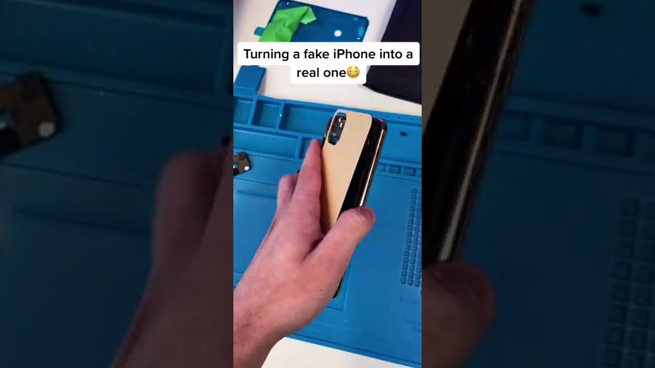 Turning the Fake iPhone 11 Pro Into a Real One.... #Shorts