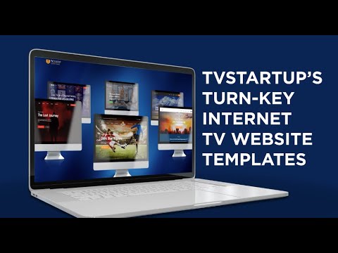 Turn-Key Website Templates that Transform Your Videos into a TV Network #tvstartup #internettv