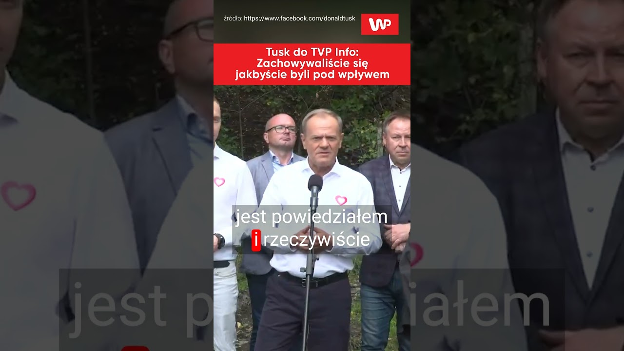 Tusk vs. TVP Info. 