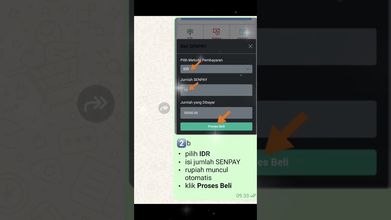 Tutorial cara beli SENPAY untuk STAKING