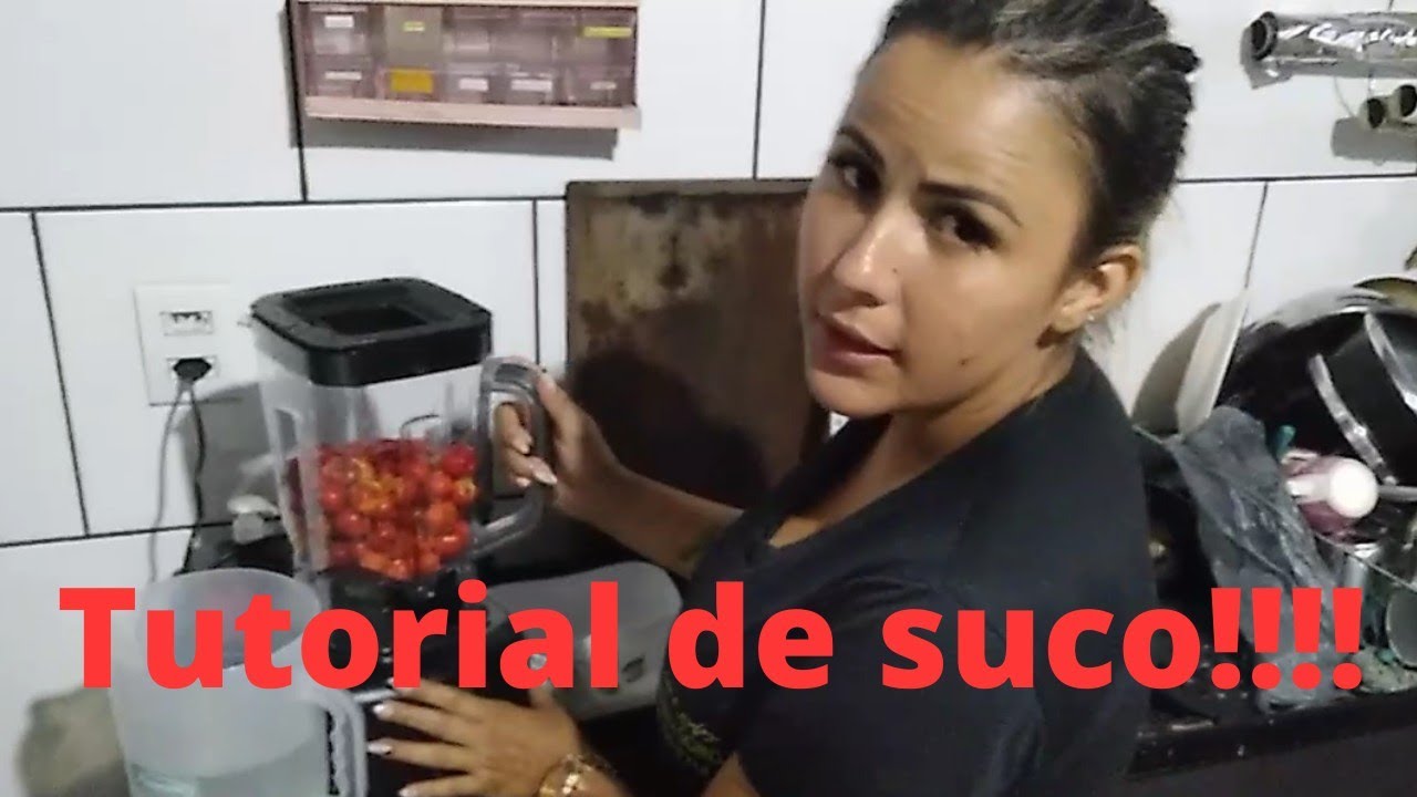 tutorial como fazer suco de acerola natural! @maluoficial05