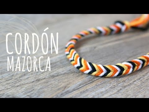 Tutorial Cordón o Pulsera Trenza Mazorca - Manualidades con Niños - Lanas y Ovillos