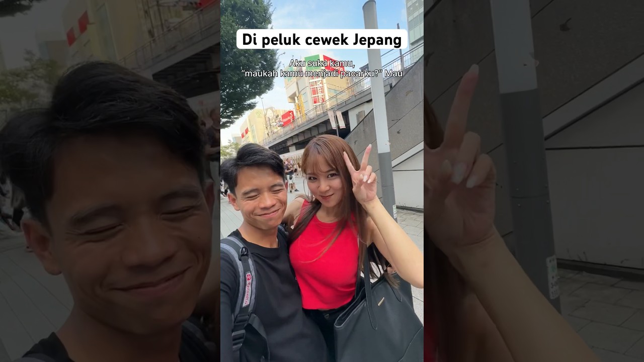 TUTORIAL DI PELUK CEWEK JEPANG #pacarjepang #istrijepang #cewekjepang
