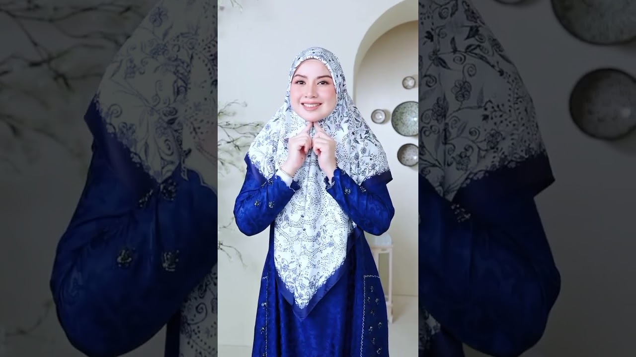 Tutorial Hijab Segi Empat untuk Lebaran | Mudah dan Cantik #hijab #hijabstyle