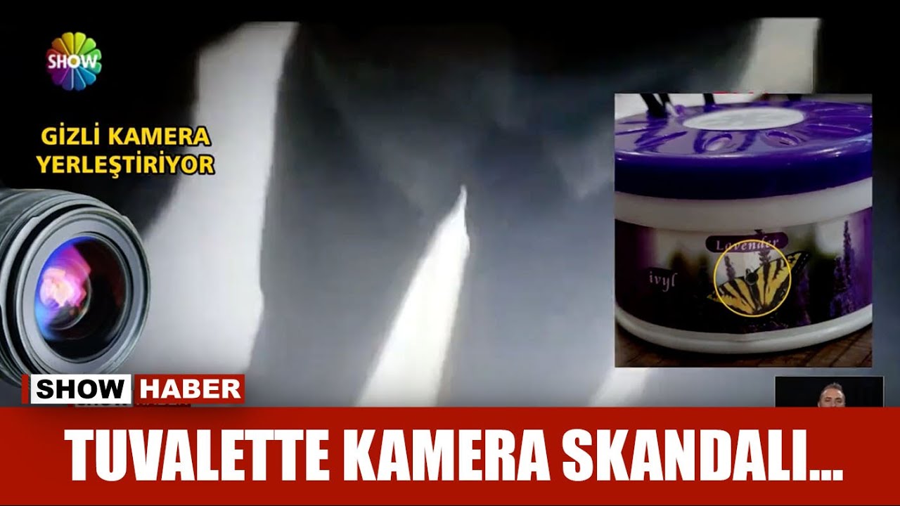 Tuvalette kamera skandalı...
