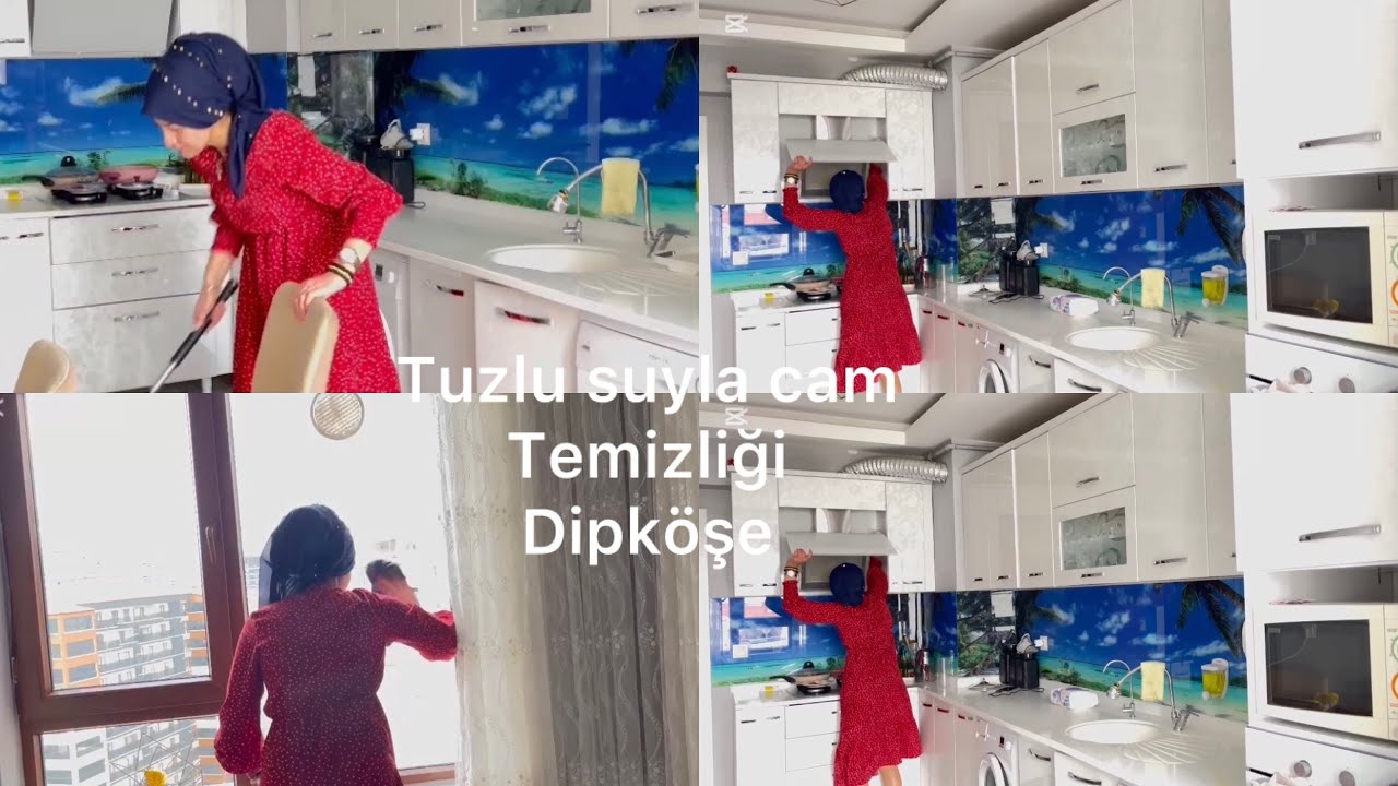 TUZLU SUYLA CAMLARI SİLDİM🙀MÜKEMMEL FİKİR👍/%keşfet#Keşfetteyiz #katıl #temiz #temizlikvlog #ffoort#