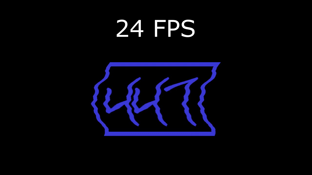 TV Simulator Line Sync  in Different Frames (12-60 FPS)