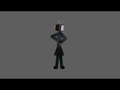 Tv Woman Poop| Stick Nodes SFM |