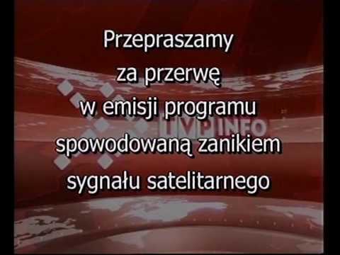 TVP info - infocard o awarii (17.lip.09)