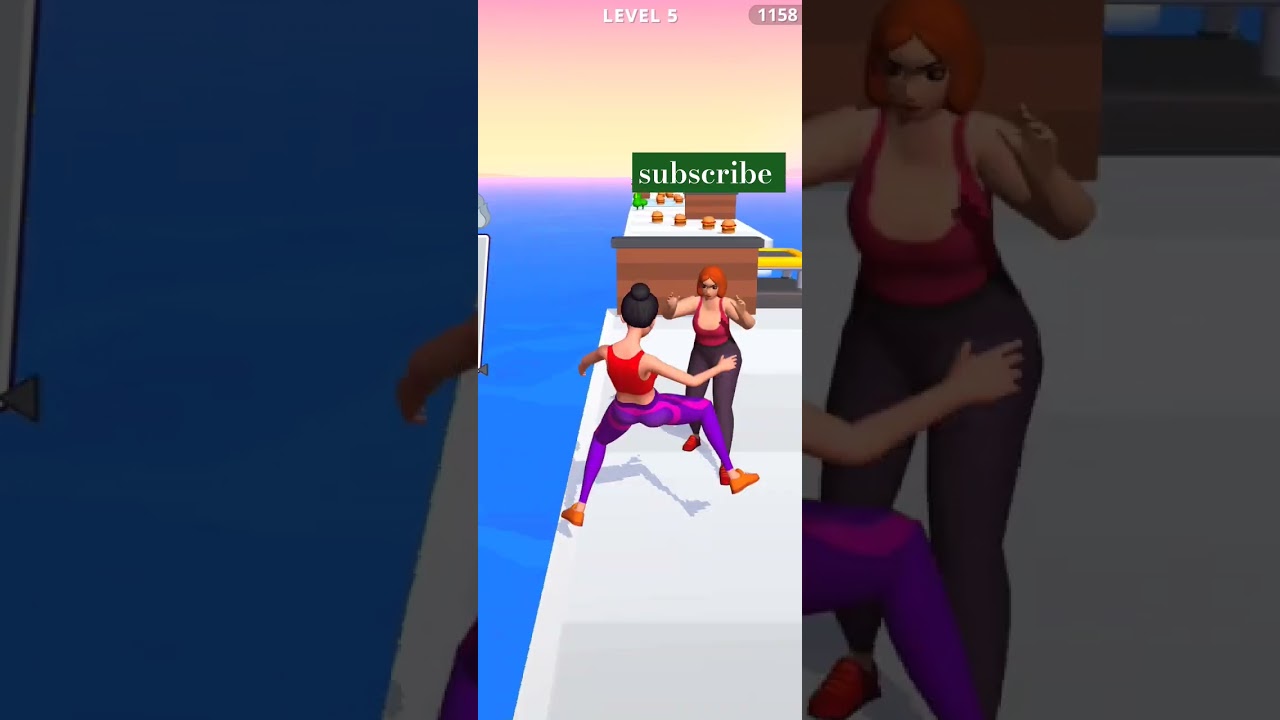 Twerk 5 Burger Girl #shorts #gameplay #ytshorts
