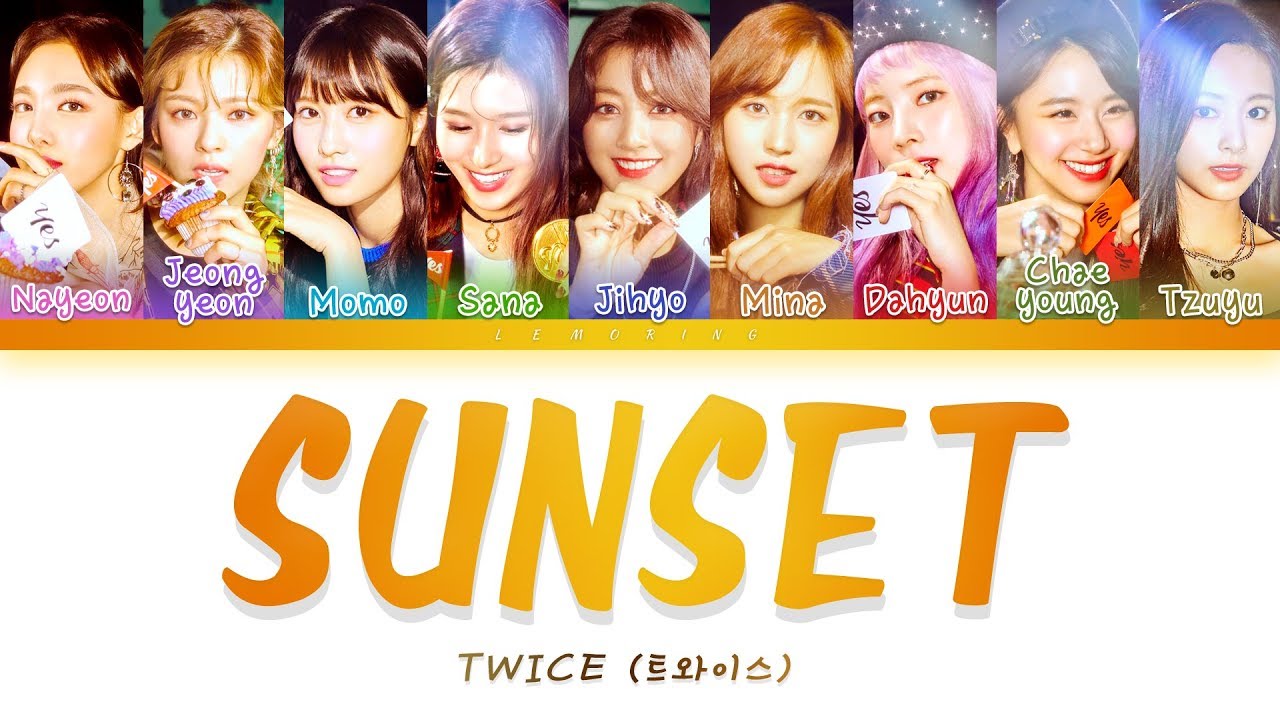 TWICE (트와이스) - SUNSET [Color Coded Lyrics/Han/Rom/Eng]