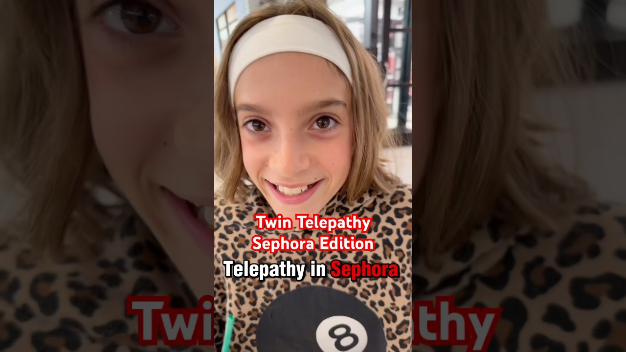 TWIN TELEPATHY in SEPHORA CHALLENGE! #sephora #haul #shopping #challenge