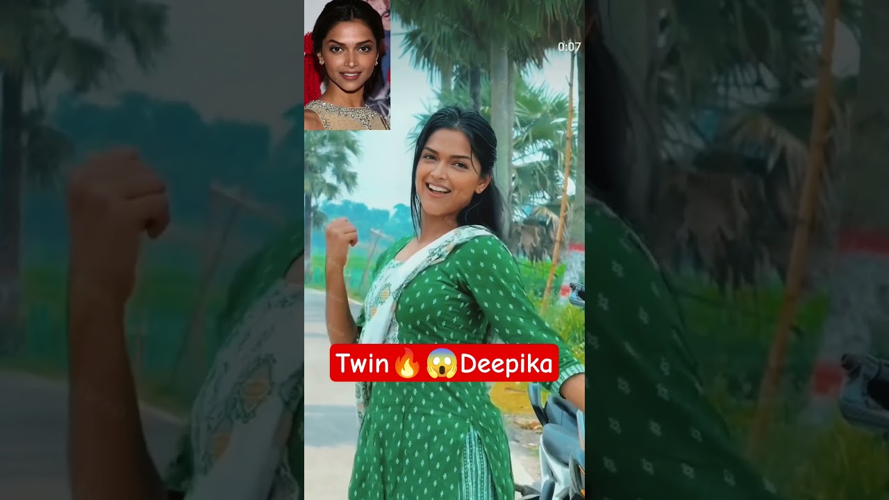 Twin🔥😱Deepika duplicate 😱#trending #duplicate #shortsfeed #shortsviral #minivlog #foryouシ