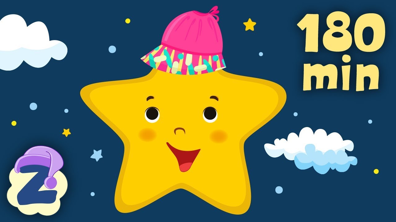 Twinkle Twinkle Little Star Lullaby ⭐🎵 Relaxing Music without lyrics 🎵🍼3 Hours Non Stop