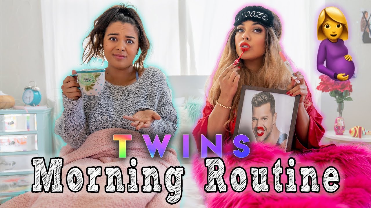 TWINS MORNING ROUTINE ft. Rosalina Pregnant! 🤰🏽Natalies Outlet