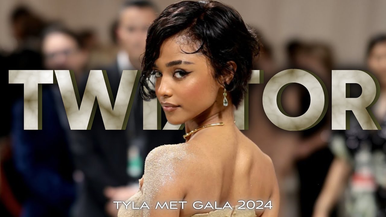 TWIXTOR CLIPS 4K TYLA MET GALA 2024