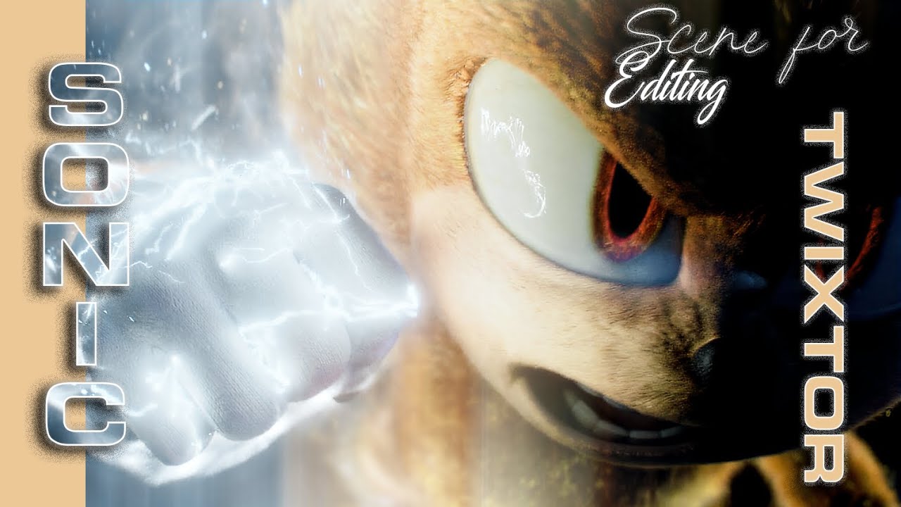 [TWIXTOR] Sonic Full Scene - SONIC THE HEDGEHOG 3 2024 | 4K 60 FPS Scene for Edit