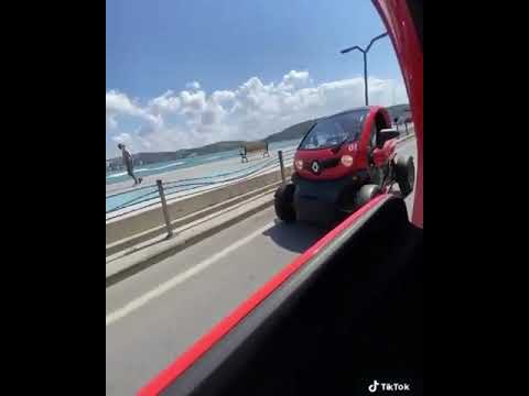 twizy snap araba snapleri gündüz elektirikli araba snap