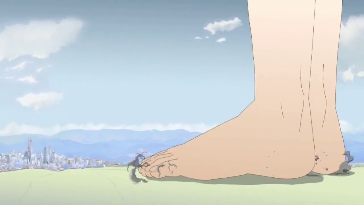 Two Colossal Giantess with small City