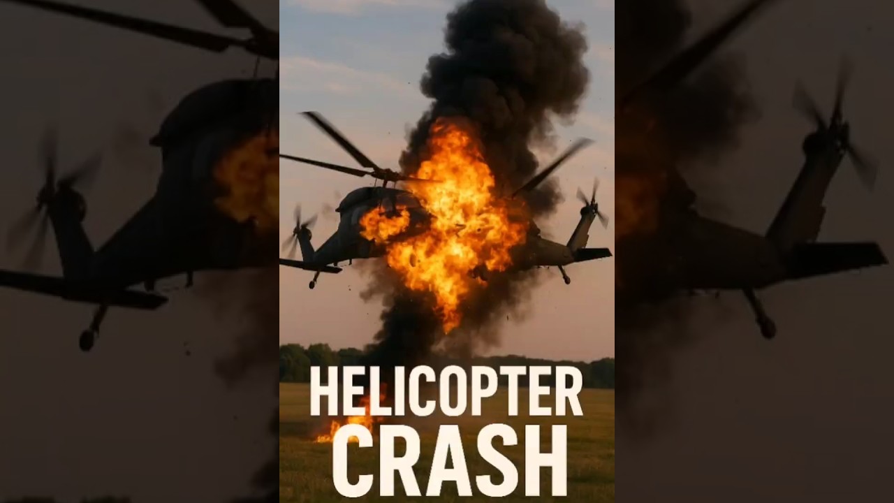 Two helicopters flying head-on… then BOOM! A massive mid-air collision you won’t believe!