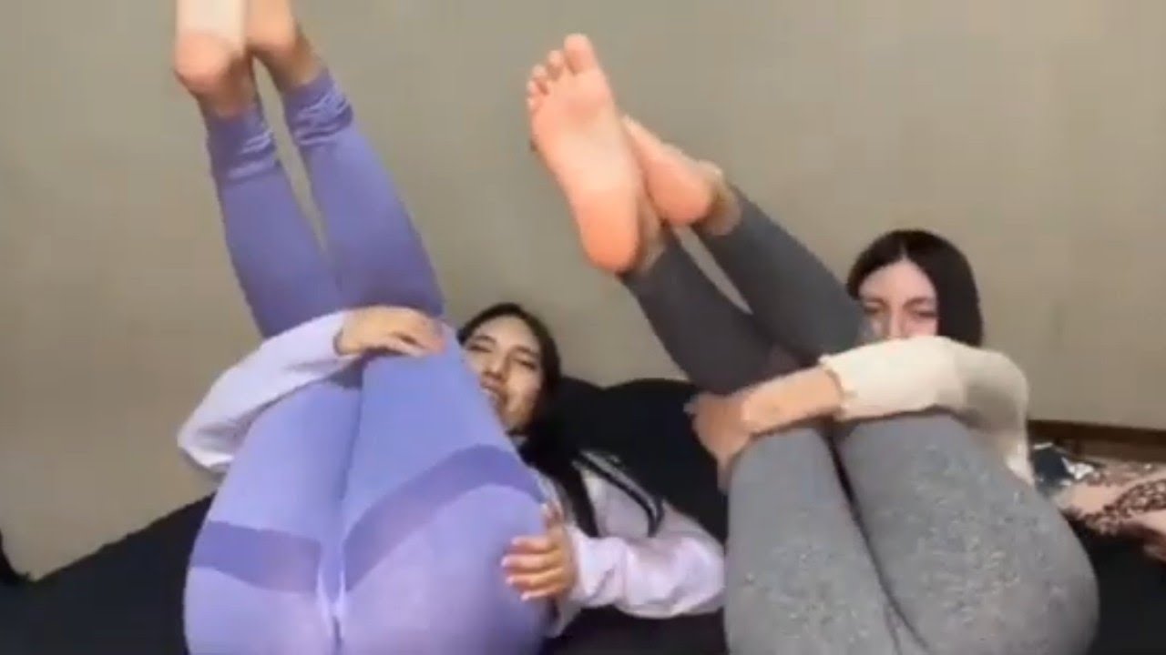 Two latina girls farting