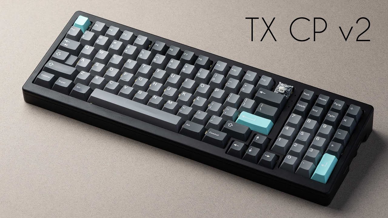 TX CP v2 + Brass Plate + OG Holy Panda + GMK Dolch - Typing Test