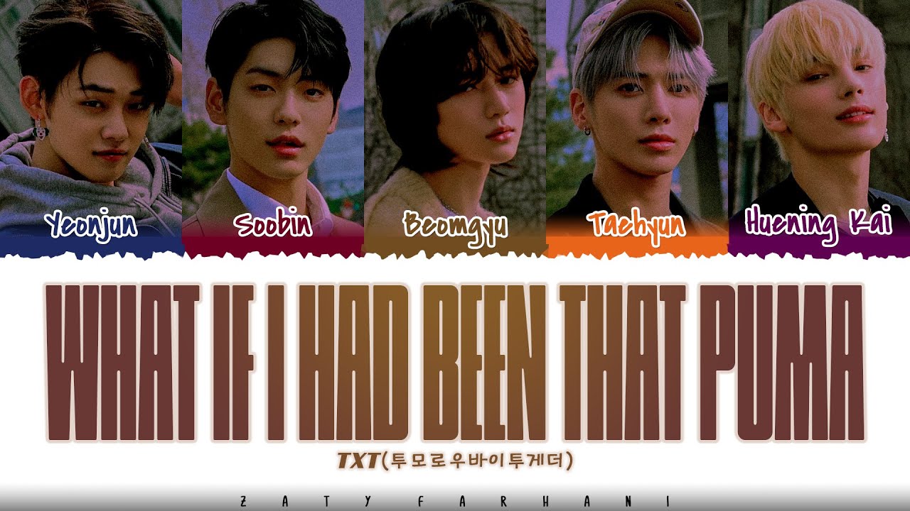 TXT - 'What If I Had Been That Puma' Lyrics [Color Coded_Han_Rom_Eng]