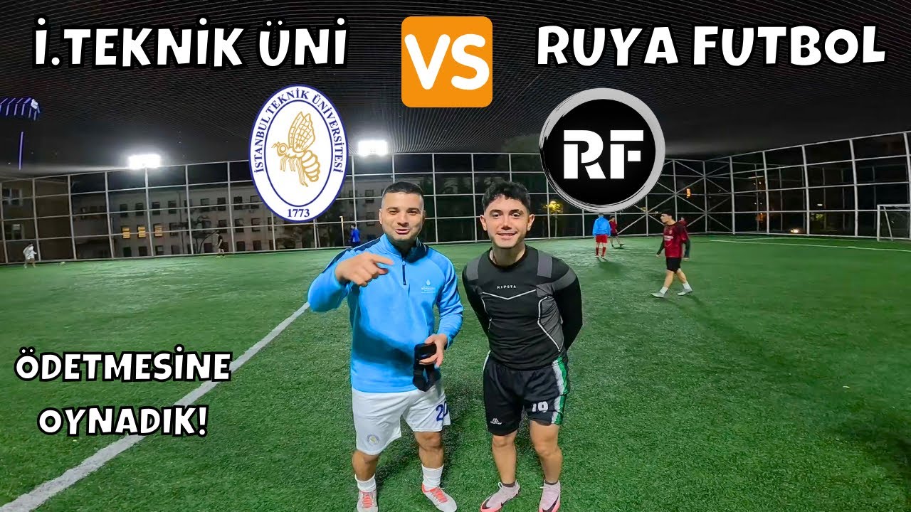 İTÜ'YE KARŞI ÖDETMESİNE HALISAHA MAÇI ! (tansiyonu yüksek) @kontra.futbol