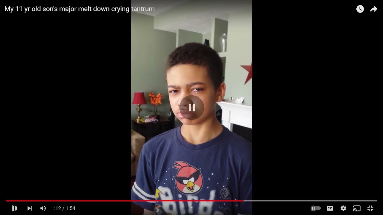 Tyler Hinkle Reacts#39 My 11 yr old son's major melt down crying tantrum