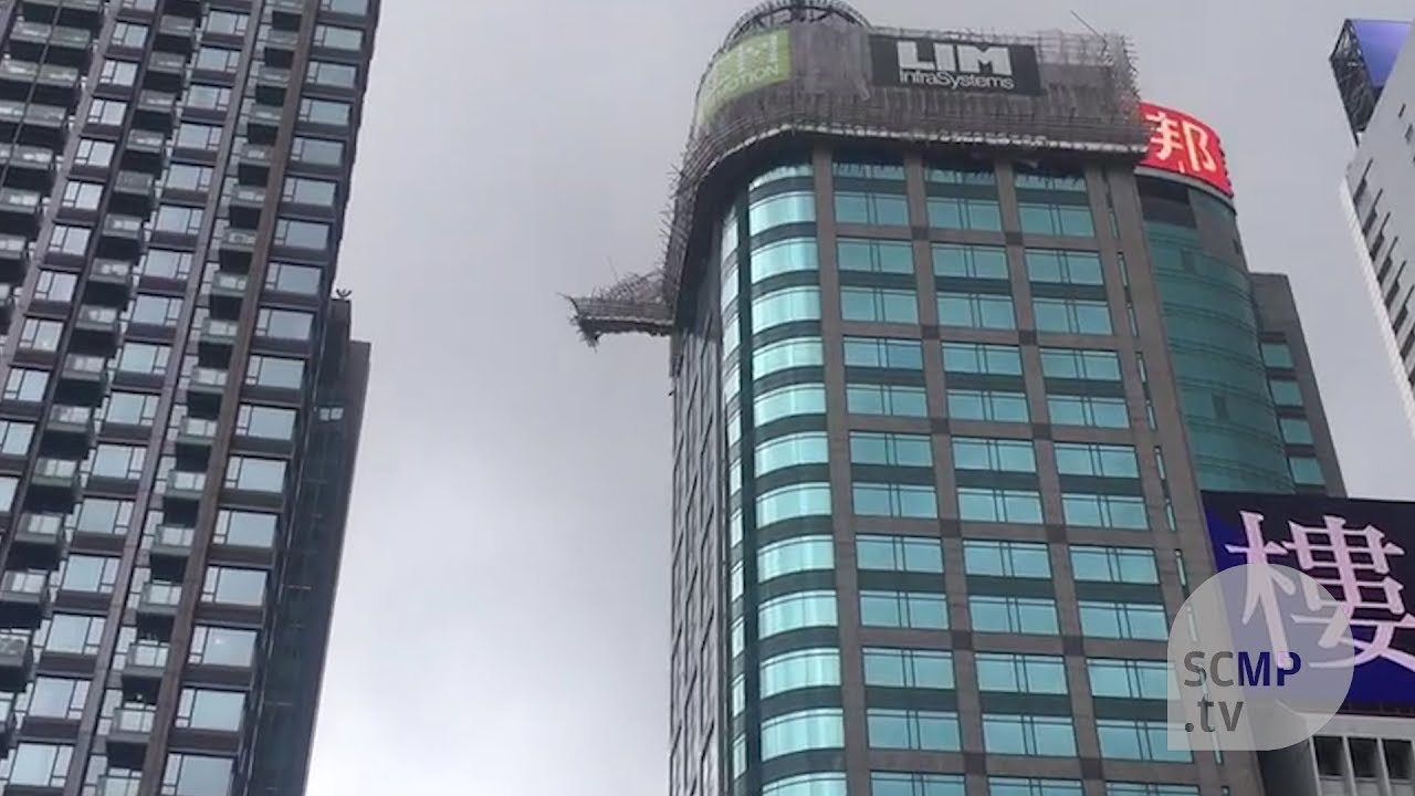 Typhoon Hato leaves a trail of destruction in Hong Kong