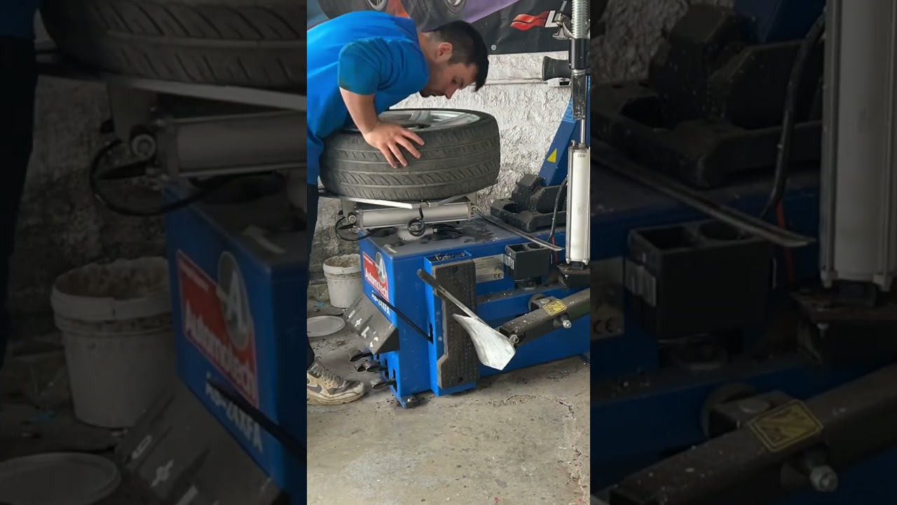 Tyre changing at Lamby Automotive Performance. #automotech #car #tyres #automotive #tyrechange