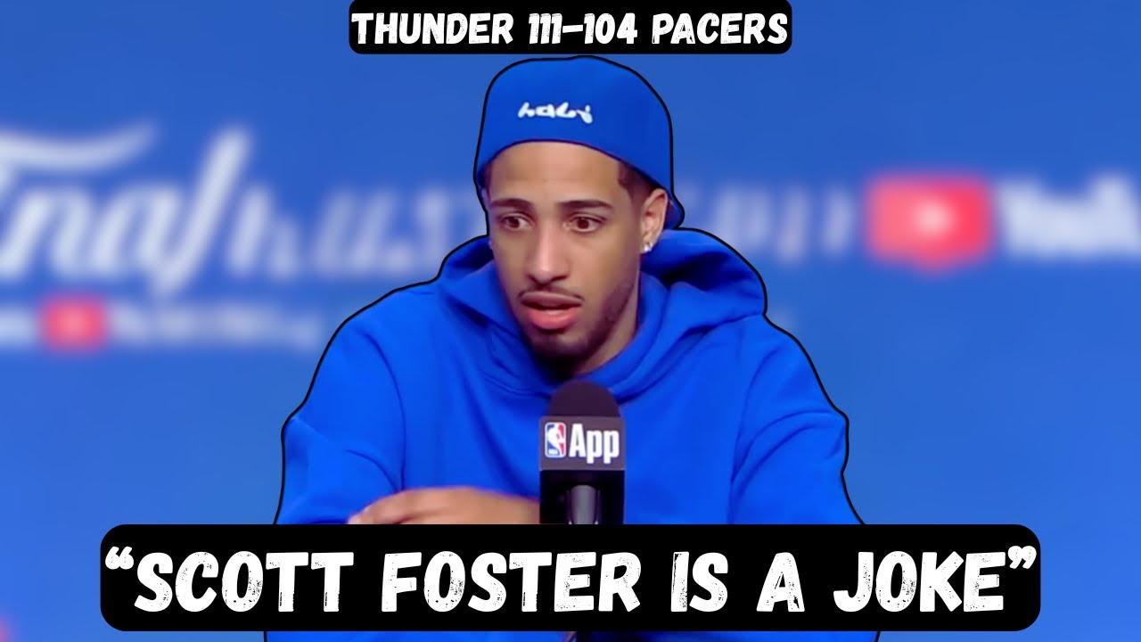 Tyrese Haliburton GOES OFF on Scott Foster - Post Game Interview - Thunder vs Pacers - Game 4