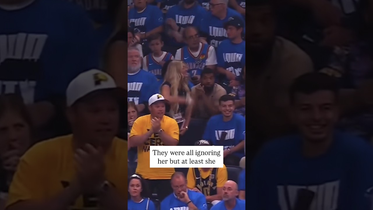 Tyrese Haliburton’s girlfriend is the most loyal! #shorts #nba #pacers #thunder