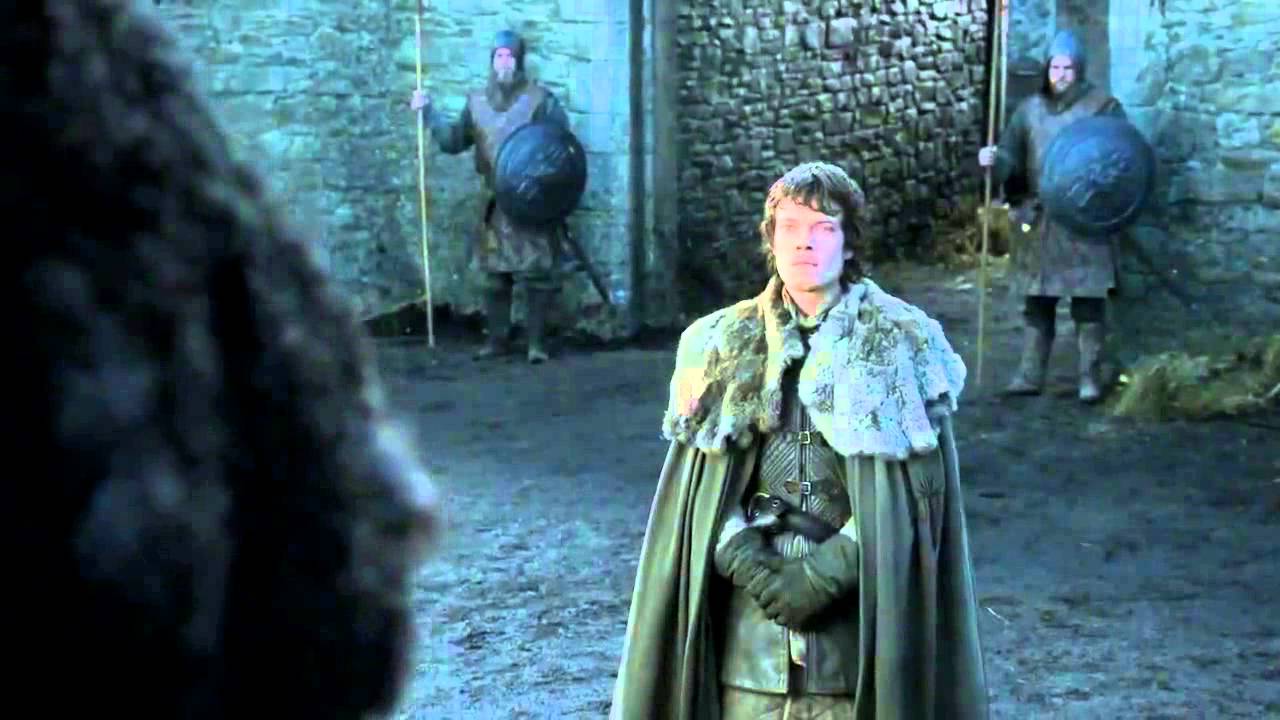 Tyrion Lannister and Theon Greyjoy at Winterfell - Game of Thrones 1x04 (HD)