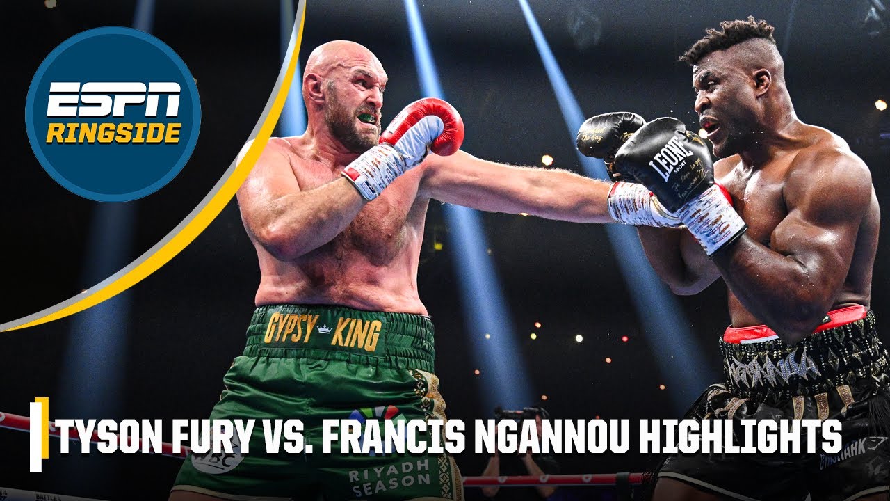 Tyson Fury vs. Francis Ngannou HIGHLIGHTS 🎥 | ESPN Ringside